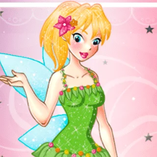 Glitter fairy dressup - Juegos de vestir hadas