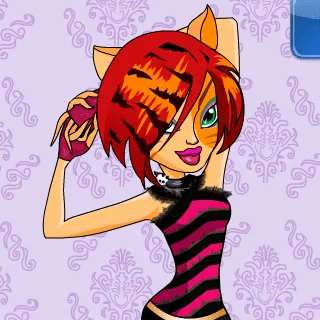 Monster High: Toralei’s Ghoultastic Trends - Juegos de vestir y pintar