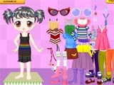 Adorable doll dress up - Juegos de vestir y comprar