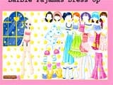 Barbie pajamas dress up - Juegos de vestir gratis online para chicas
