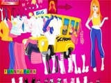 Barbie school time - Juegos de vestir villanas