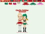 Chazie holiday dressup - Juegos de vestir gemelas