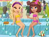 Chic school girls dressup - Juegos de vestir embarazadas