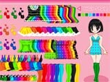 Colorful wardrobe - Juegos de vestir a jessie