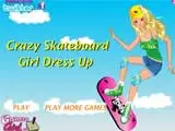 Crazy skateboard girl - Juegos de vestir anime
