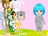 Cute animal costume - Juegos de vestir y comprar