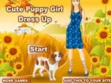 Cute puppy girl dressup - Juegos de vestir juegator