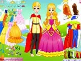 Fairytale prince and princess - Juegos de vestir hermanas