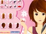 Girl with mirror makeup - Juegos de vestir roiworld