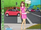 Go green girl dress up - Juegos de vestir y comprar