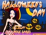 Halloween beauty witch - Juegos de vestir Bratz