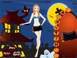 Halloween girl costume - Juegos de vestir viejos