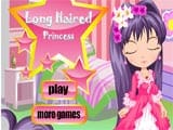 Long haired princess - Juegos de vestir a Barbie