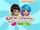 Luna s valentine date cutie trend - Juegos de vestir unicornios