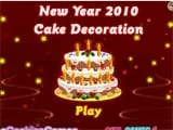 New years cake decoration - Juegos de vestir roiworld