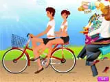 Paseo en Bicicleta - Juegos de vestir y maquillar