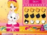 Pet kitty in gift box - Juegos de vestir princesas