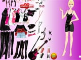 Pop singer dressup - Juegos de vestir a Barbie