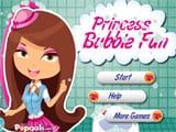 Princess bubble fun - Juegos de vestir y maquillar