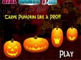Pumpkin carving game - Juegos de vestir zombies