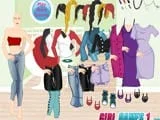 Retro girl dress up - Juegos de vestir y maquillar