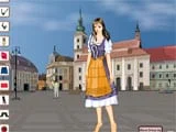 Romanian girl dress up - Juegos de vestir y maquillar