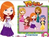Royal fashion coloring - Juegos de vestir a Barbie