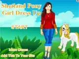 Shetland pony girl dress up - Juegos de vestir de Friv