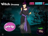 Spooky halloween witch dress up - Juegos de vestir a Barbie