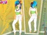 Tattoo mirror dress up - Juegos de vestir a Elsa