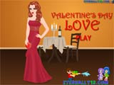 Valentine s day love - Juegos de vestir princesas