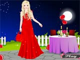 Valentine s dinner date - Juegos de vestir a Barbie