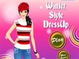 Winter style dressup - Juegos de vestir princesas