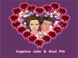Angelina Jolie y Brad Pitt - Juegos de vestir wonder woman