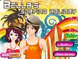 Bellas Surfing Holiday - Juegos de vestir y maquillar