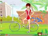 Bike ride - Juegos de vestir gratis online para chicas