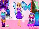 Vestir a Barbie mariposa - Juegos de vestir zizigames