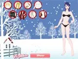 Winter girl dress up - Juegos de vestir y maquillar
